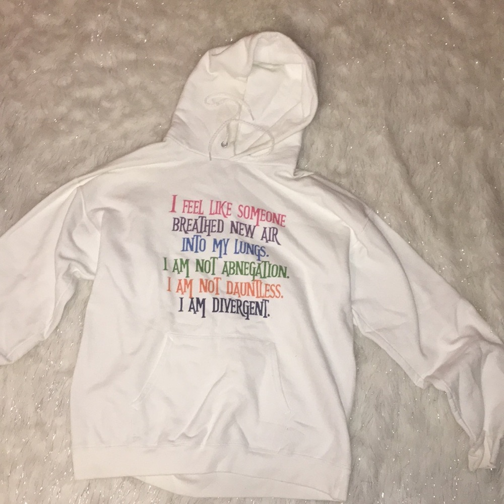 Custom made divergent sweatshirt.